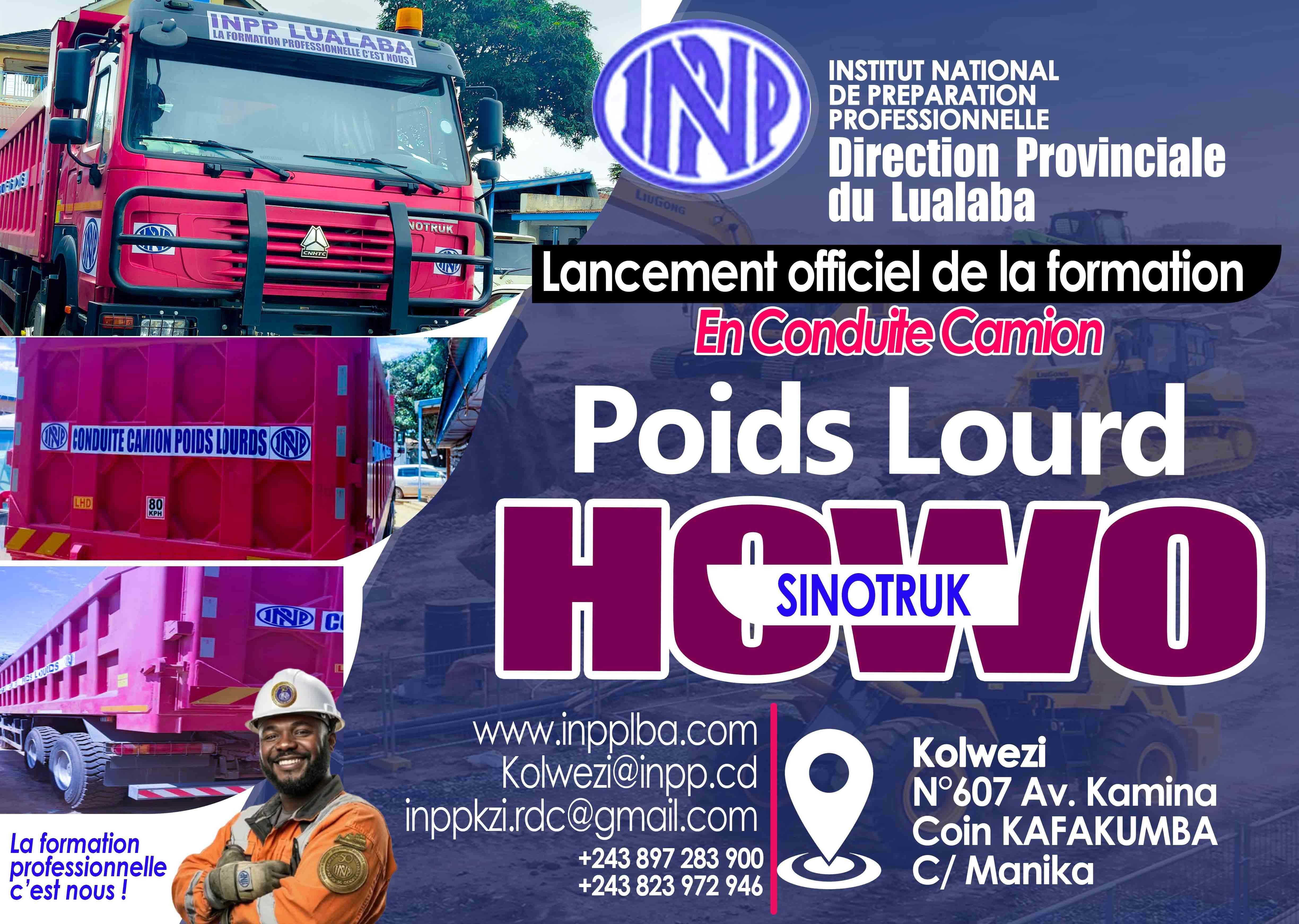 Lancement Officiel de la Formation  en Conduite Camion  Poids Lourd