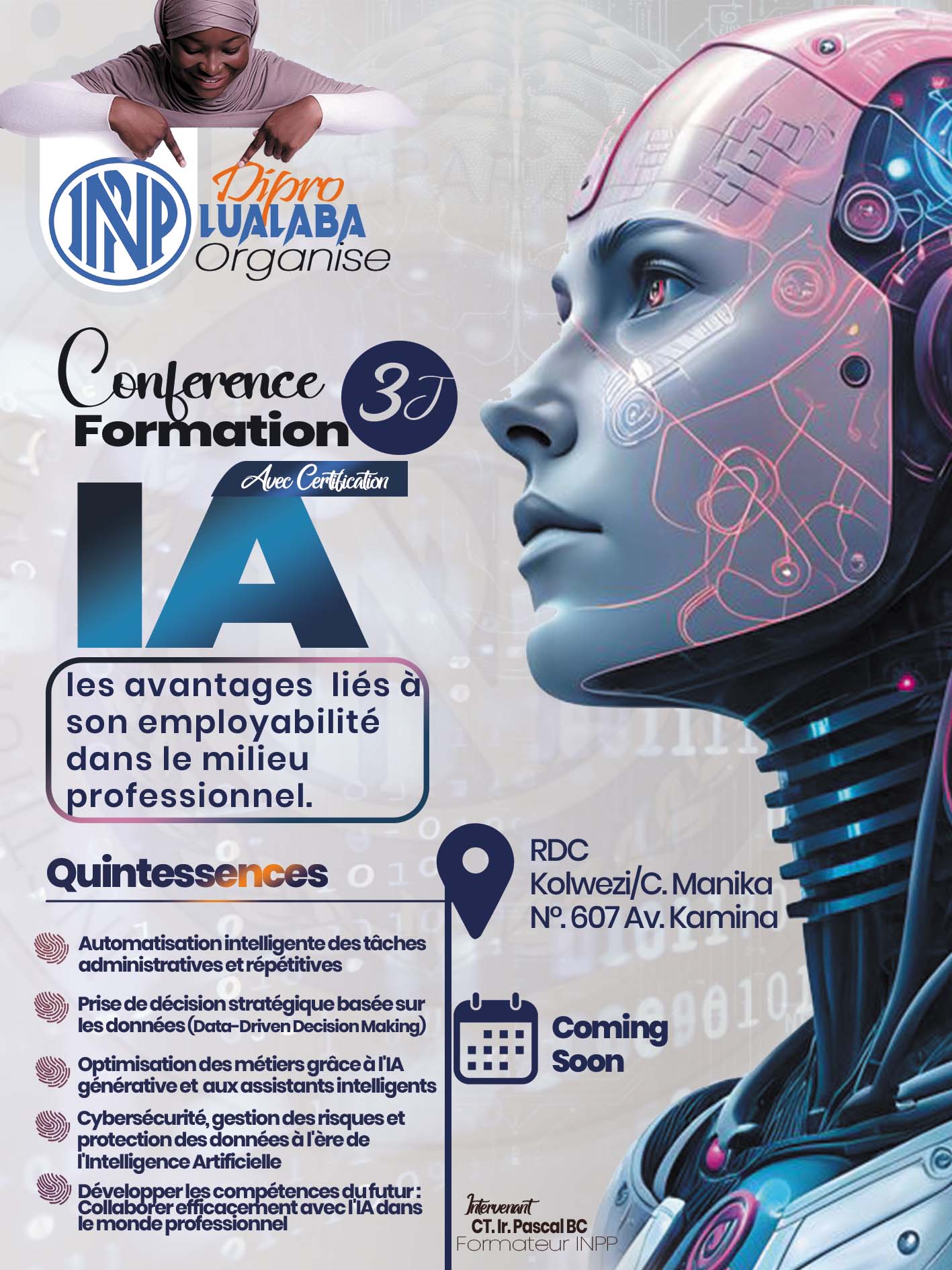 Intelligence Artificielle : l’INPP Lualaba anticipe les compétences du futur